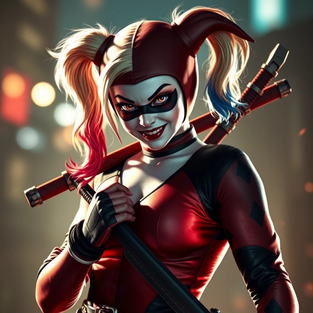 Harley Quinn ninja, cinematic - Image