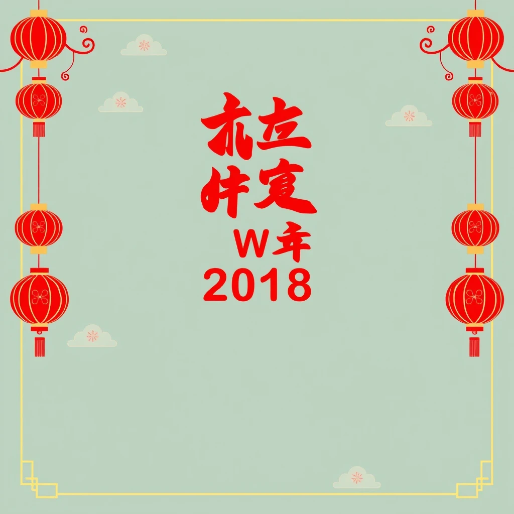 Fashionable Chinese New Year background