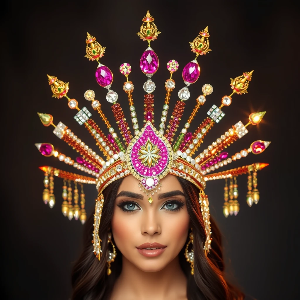 "Sparkling and shiny headdress" - Image