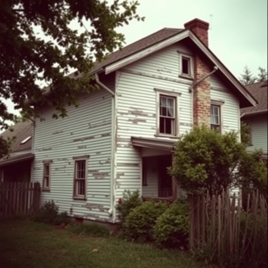 "The old house of my hometown."