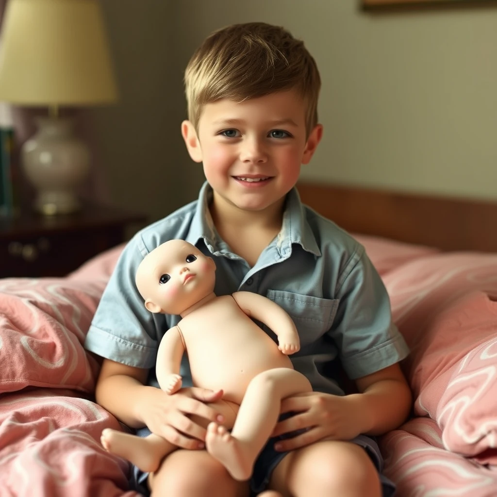 A boy receives the gift of a life-size love doll to help him explore various pleasures.