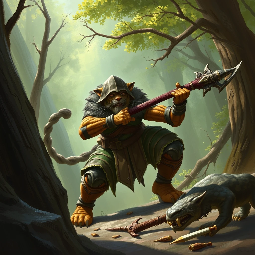 WoW orcs hunter and his leopard