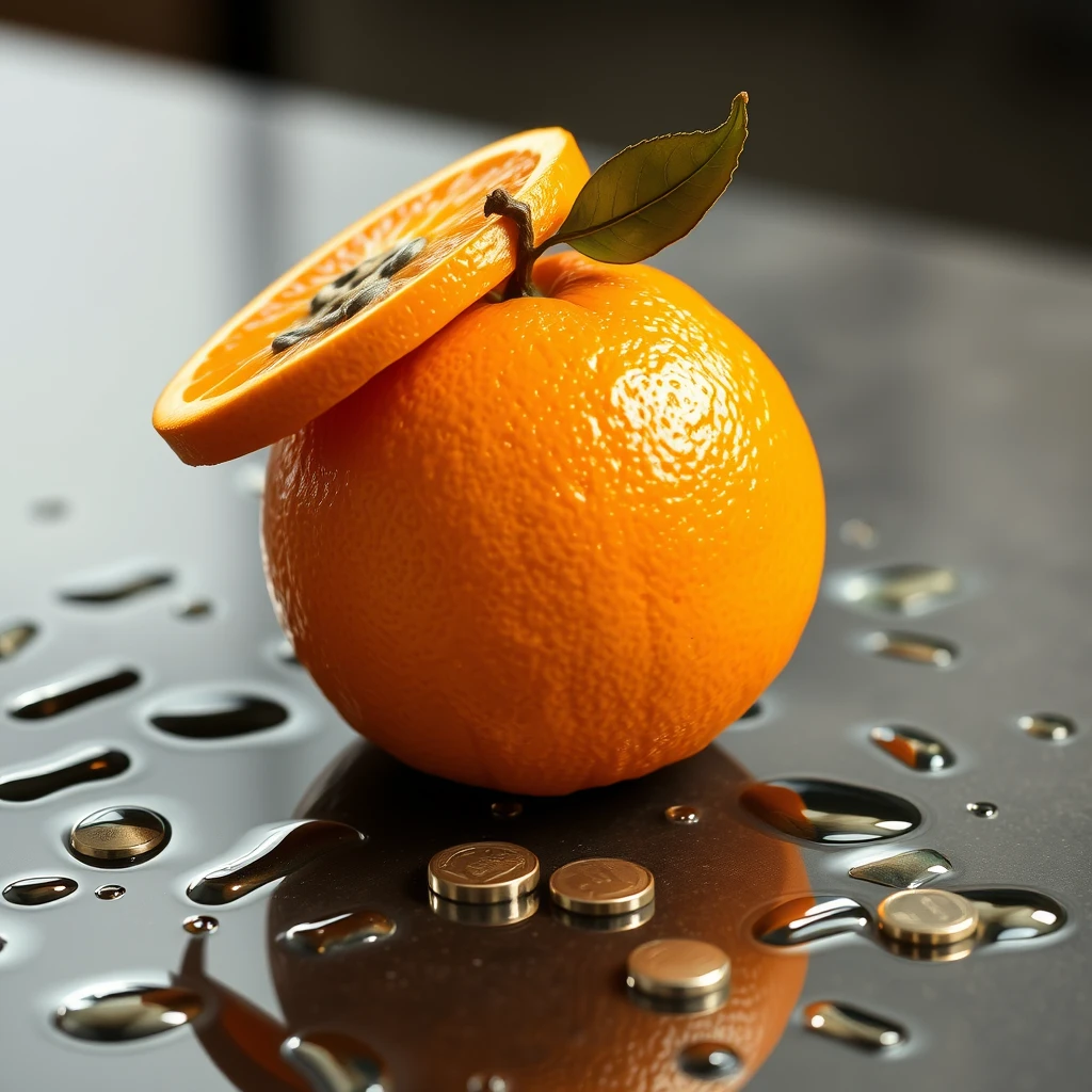 an expensive orange - Image