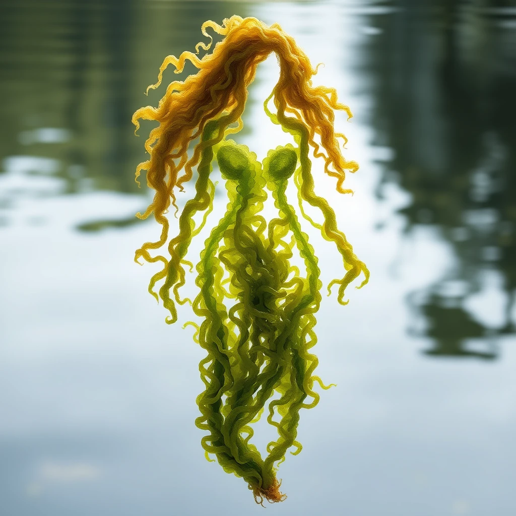 seaweed in the shape of a woman