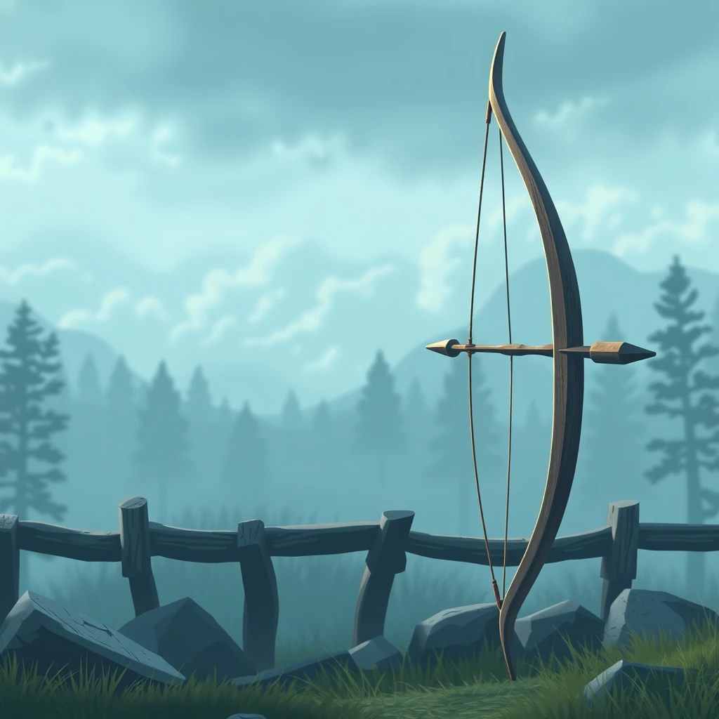 Create background image for an archery game.