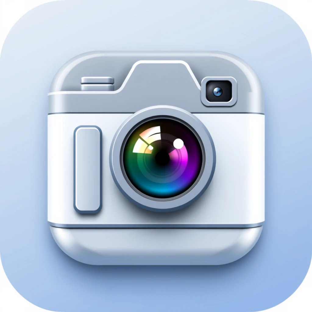 an app icon with camera - Image