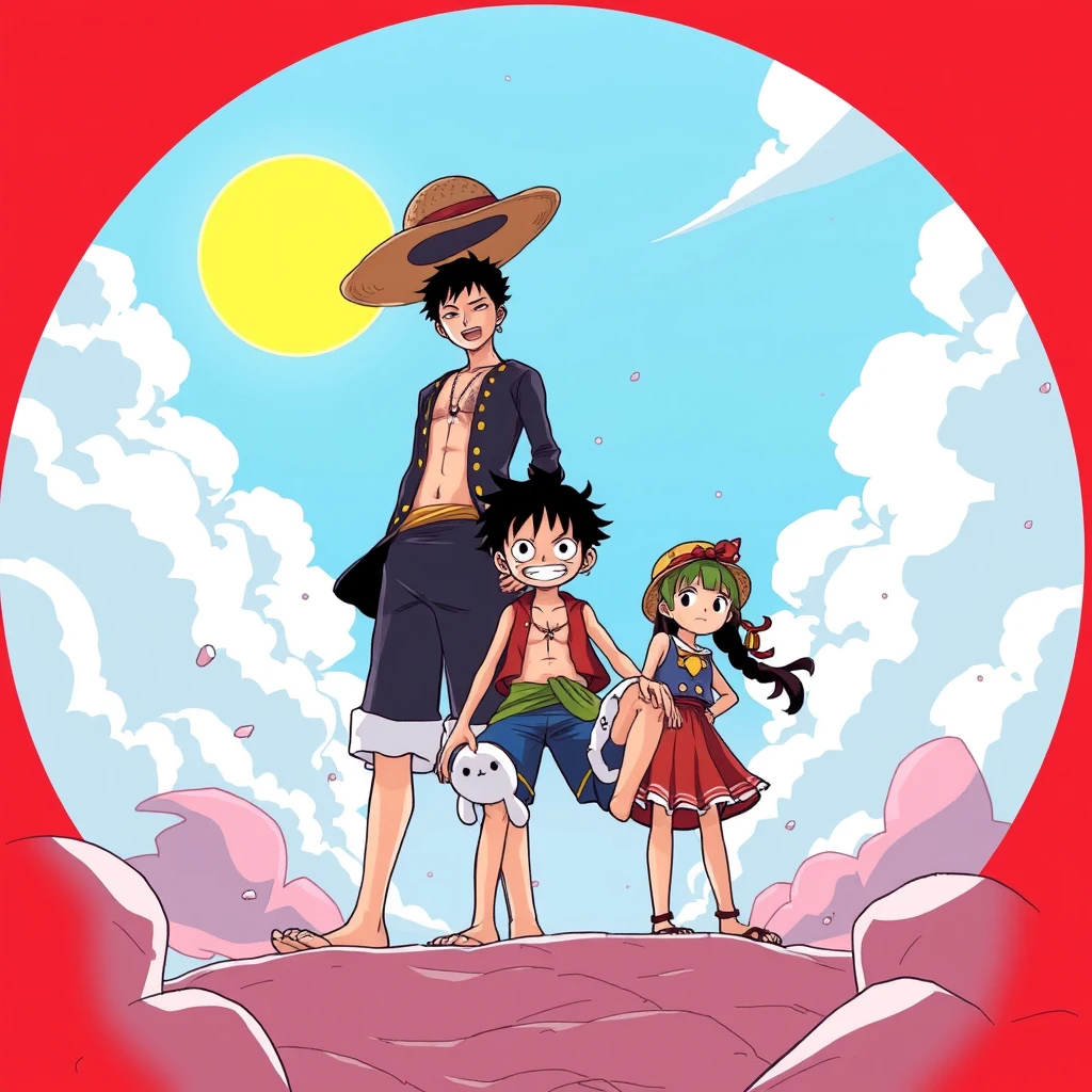 one piece luffy five gera
 - Image