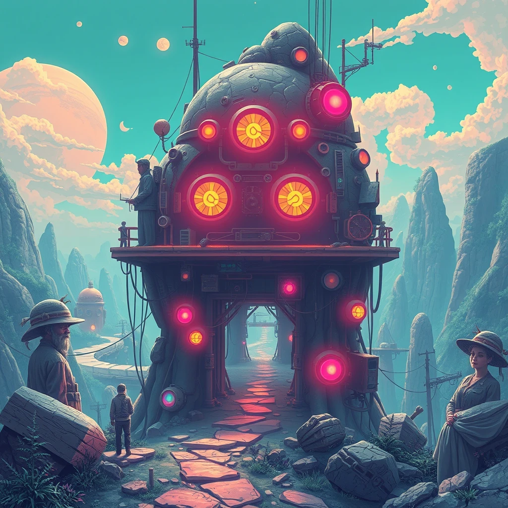 Getting lost in cyperpunk wonderlands . - Image