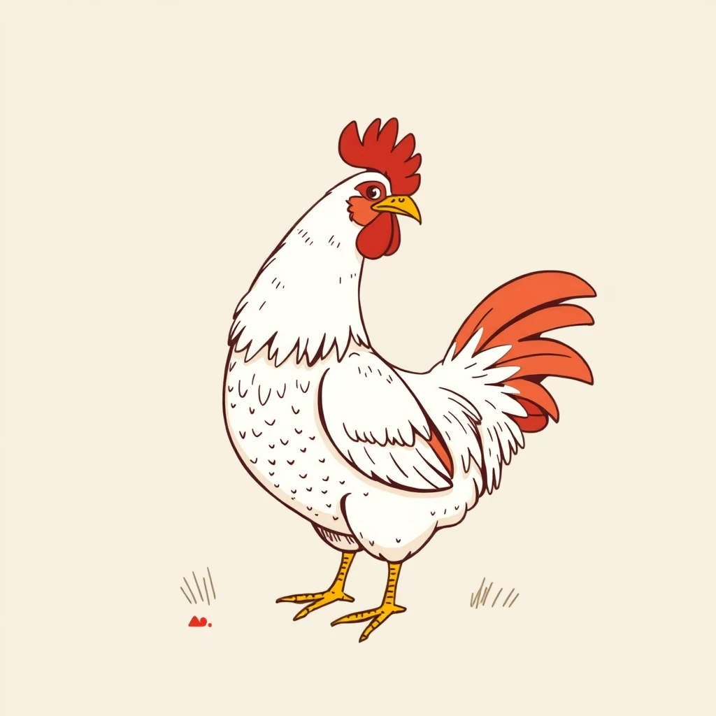 "Create a chicken, you're too beautiful." - Image