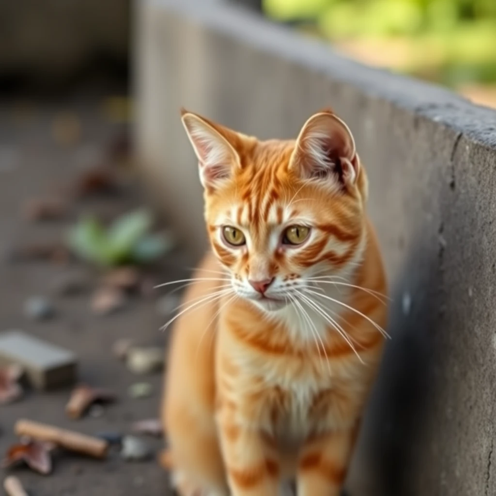 orange cat - Image