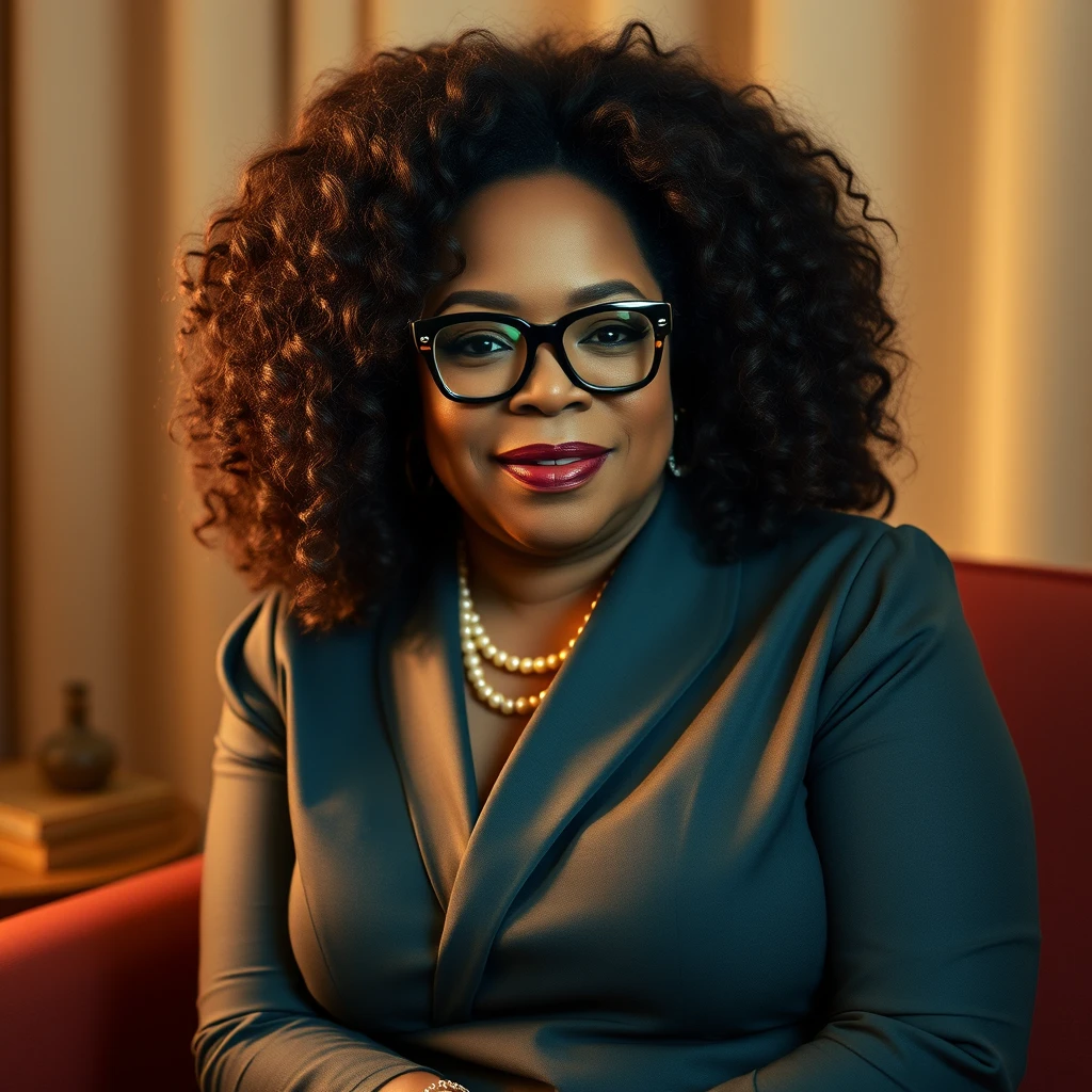 Oprah Winfrey as a white American - Image