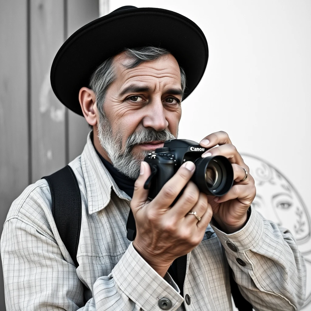 Mexican man photographer - Image