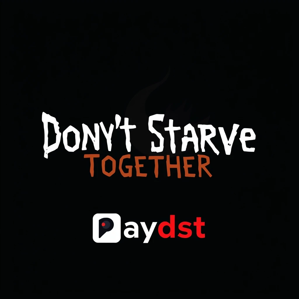 Logo for a Don't Starve Together hosting platform, its name is Playdst, its domain is playdst.com. You don't need to contain the DST name in the logo.