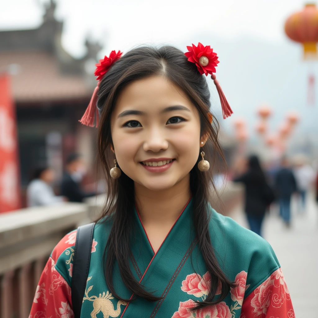 a Chinese girl