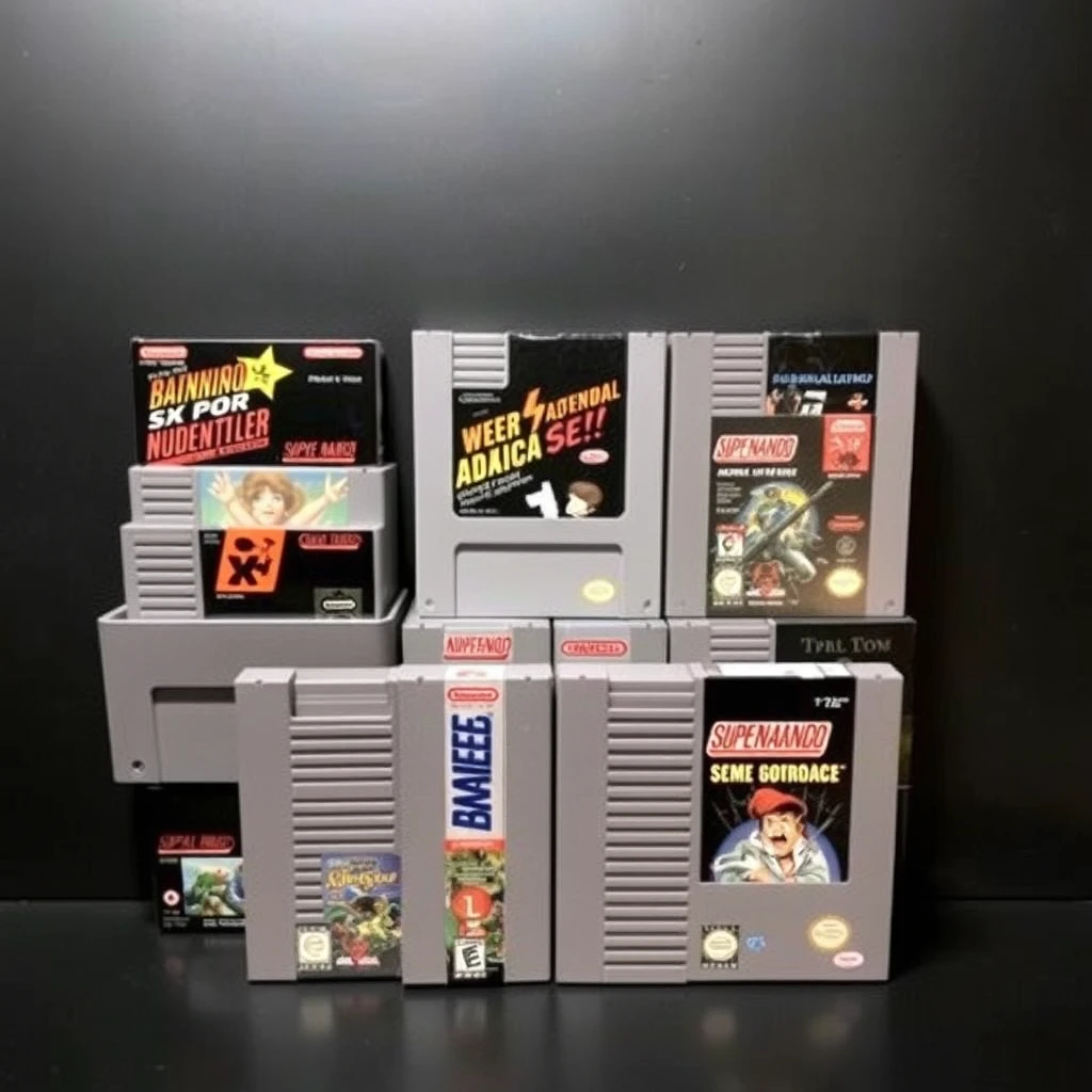 Multiple NES game covers - Image