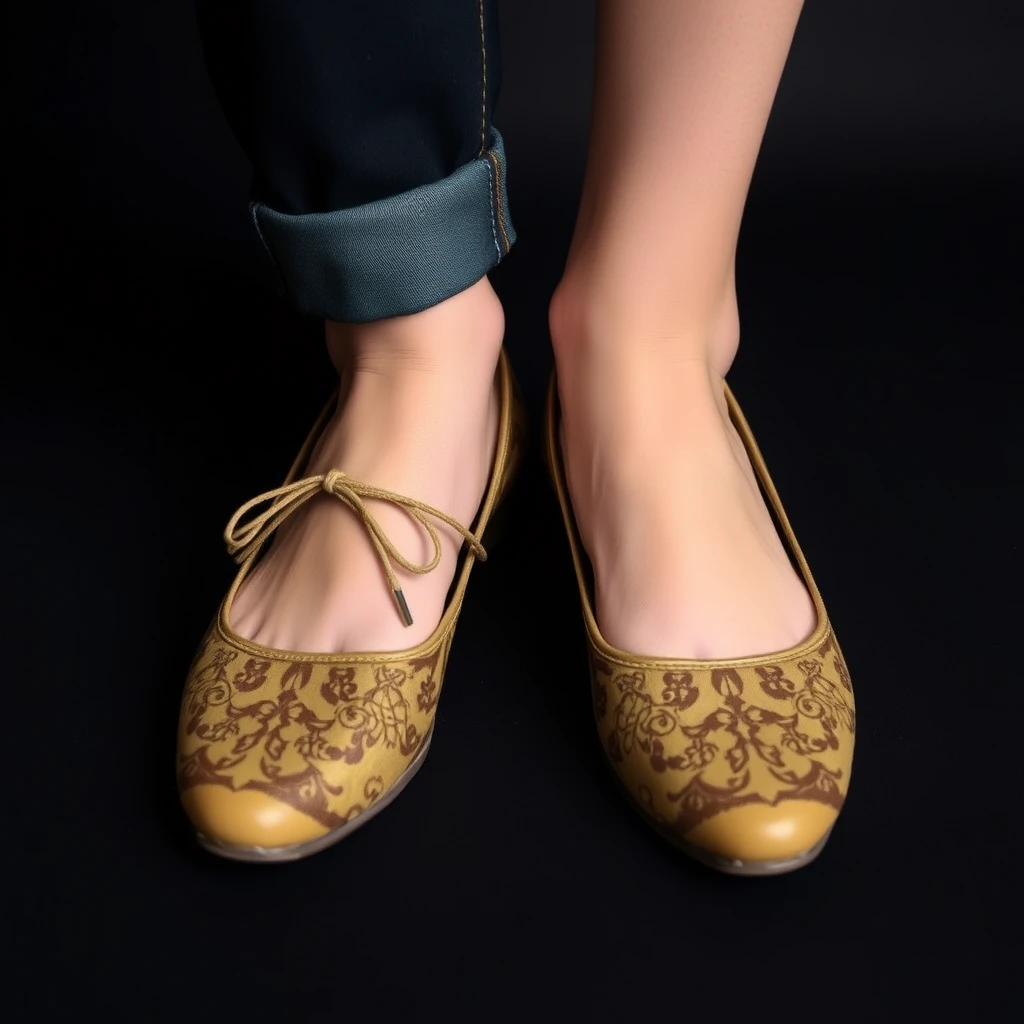 detailed flat shoes