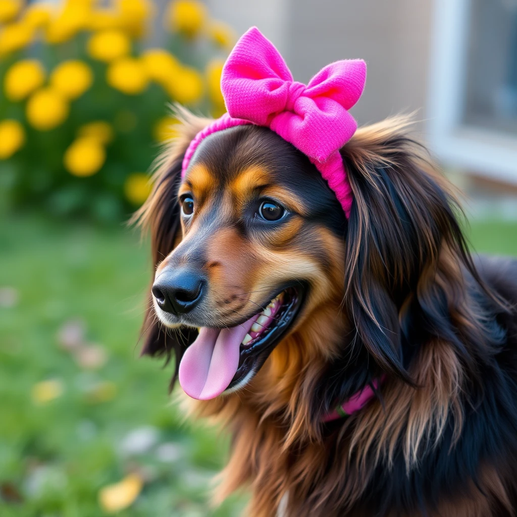 a girl dog
 - Image