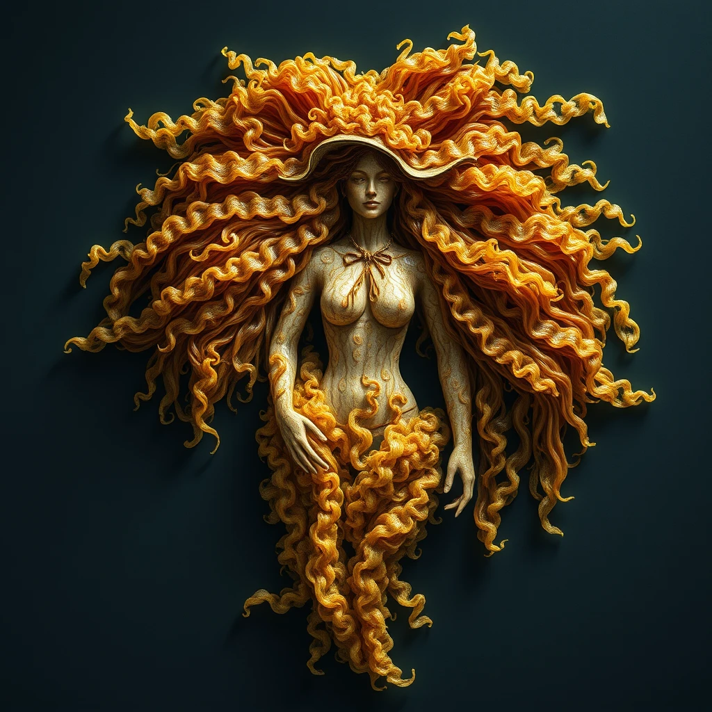 seaweed in the shape of a woman - Image