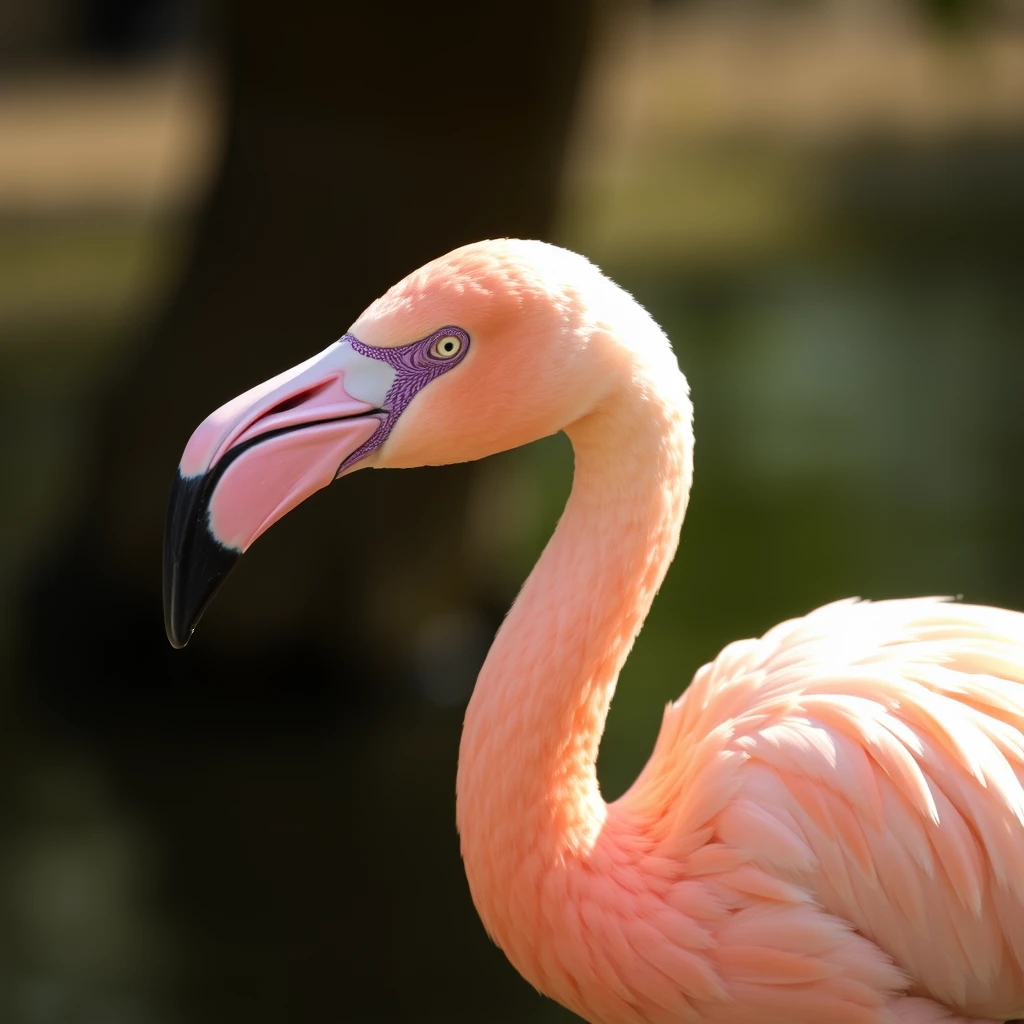 A flamingo bird