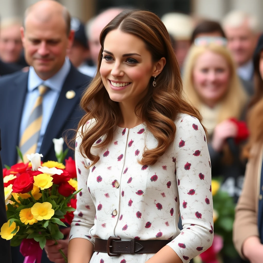 Kate Middleton is cute and young.