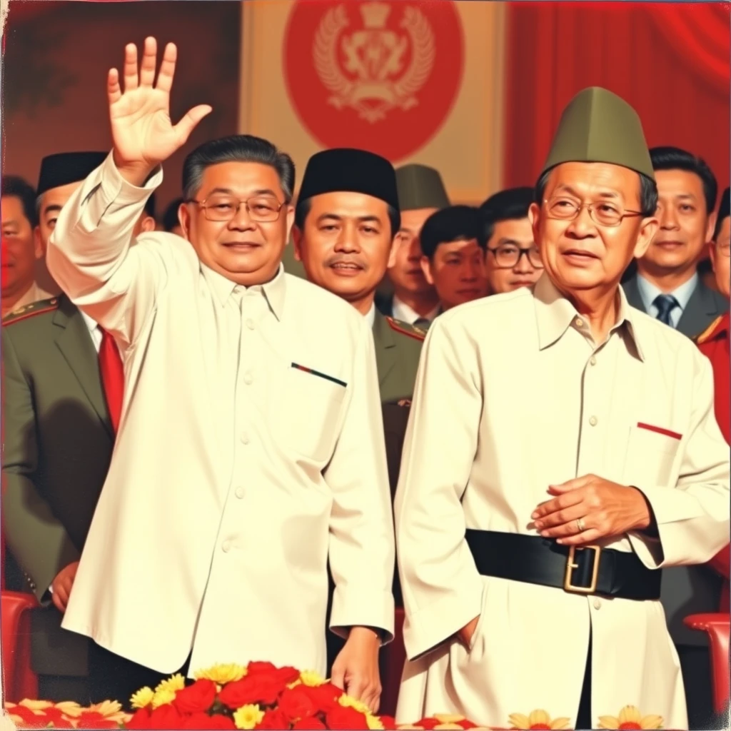 'President Sukarno and Suharto come to 2024'