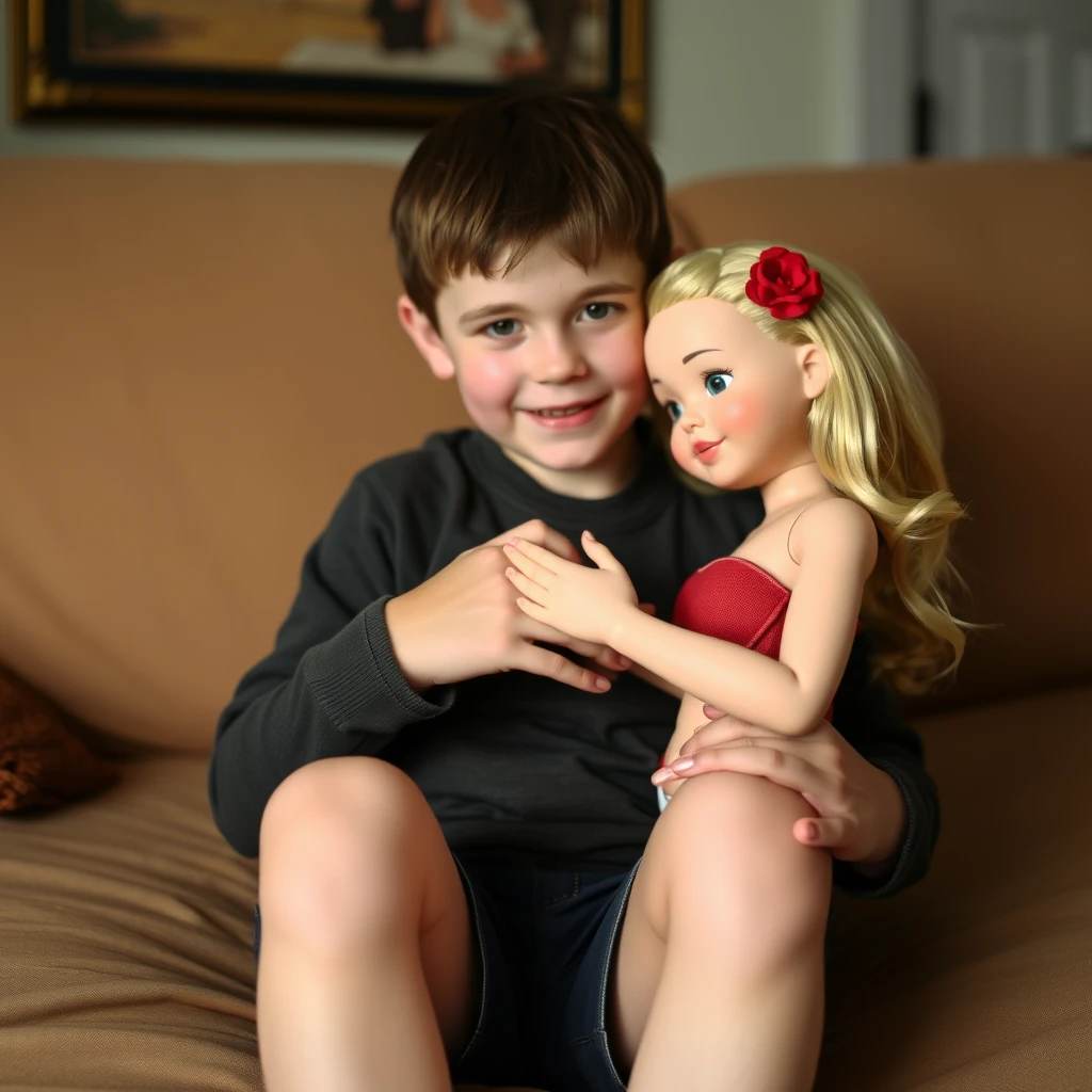 A boy receives the gift of a life-size love doll to help him explore various titillating pleasures.