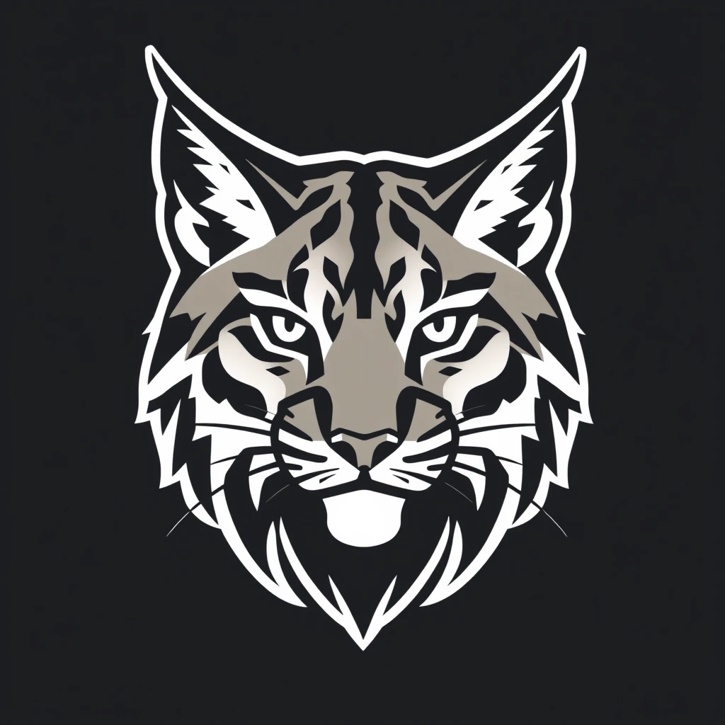 outline of a Lynx head logo