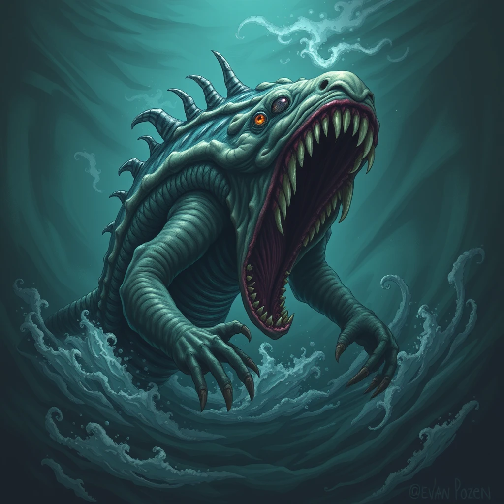 Ocean Deep Sea Sea Monster