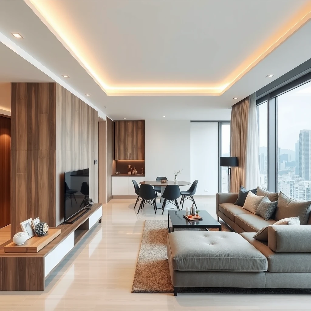 modern apartment in hong kong measuring 380 sqft