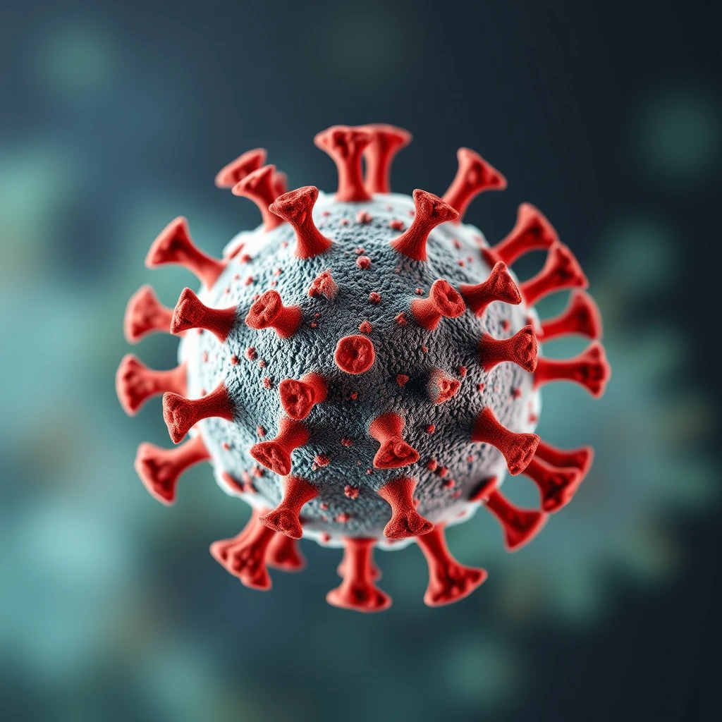 3D CGI coronavirus