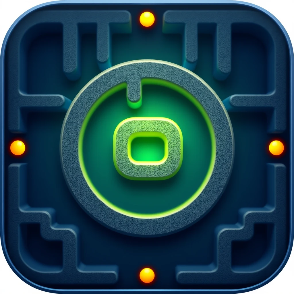 An icon for a maze game for app store - Image