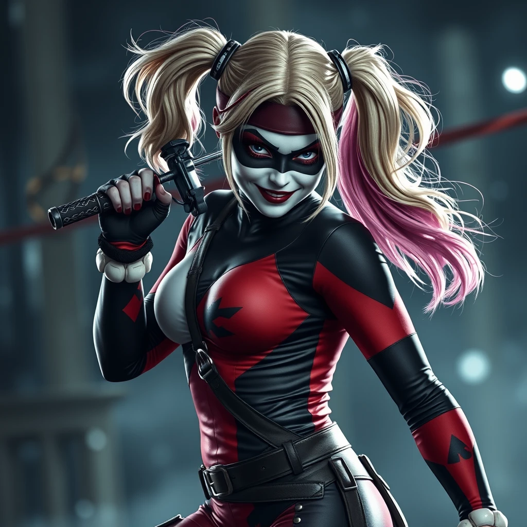 Harley Quinn ninja, cinematic