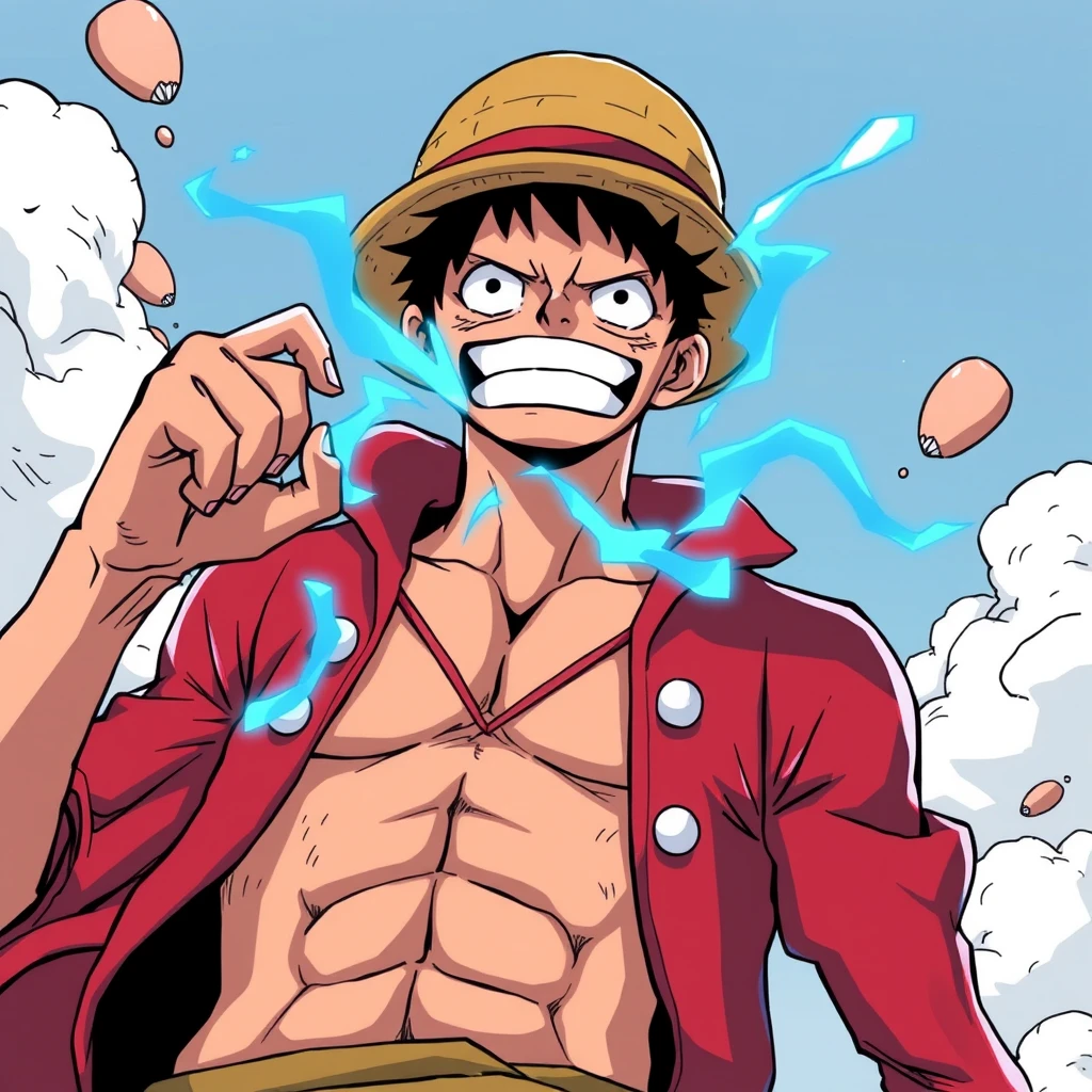 one piece luffy five gear

 - Image