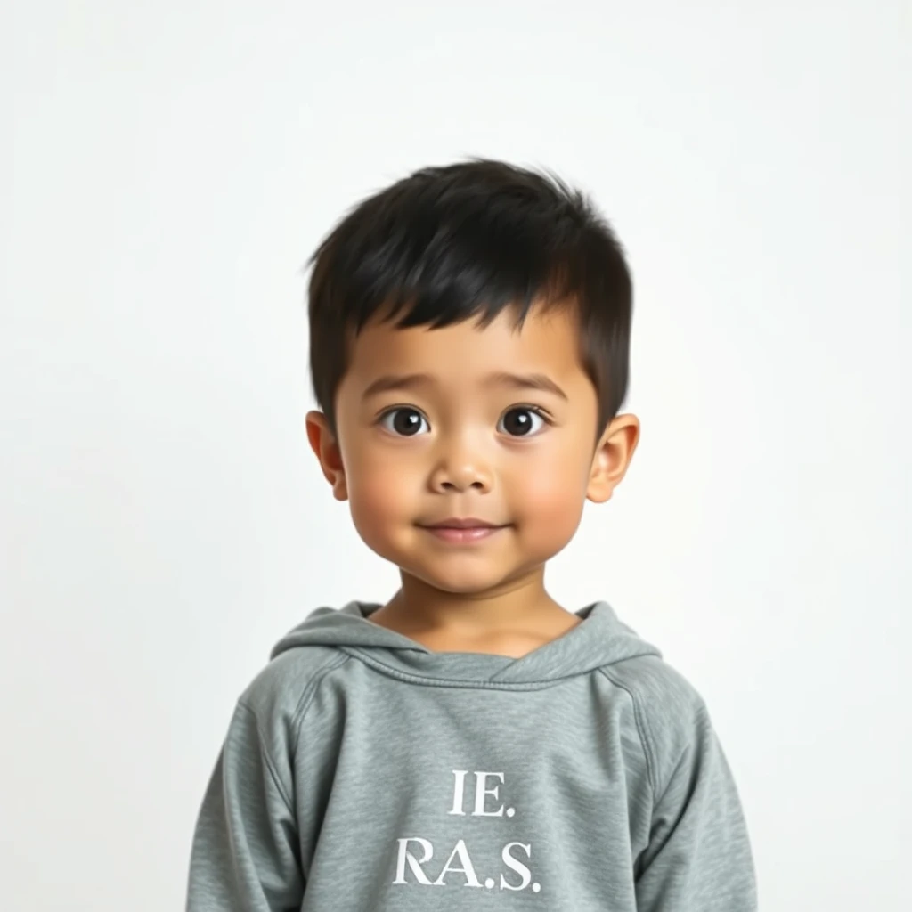 1 boy, toddler, round face, simple background, sportswear, loungewear.