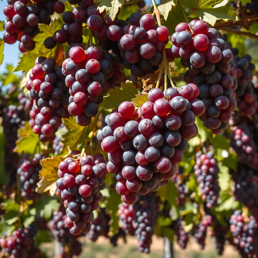 Grapes falling from the sky