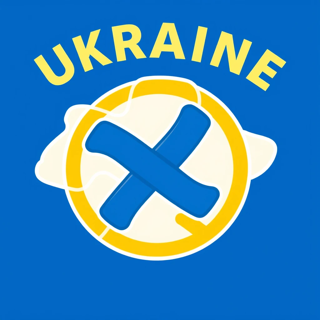 Ukraine logo combined with autism logo