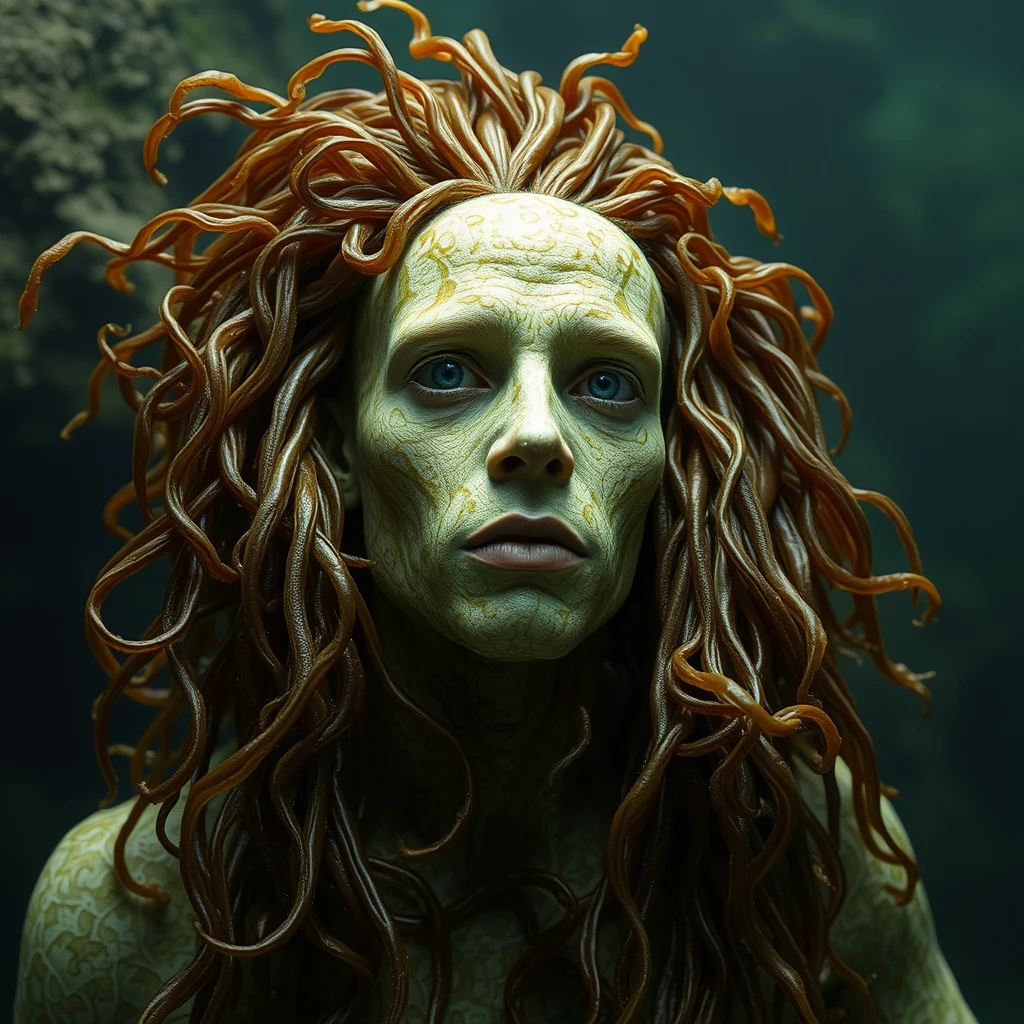 living seaweed in a humanoid form - Image