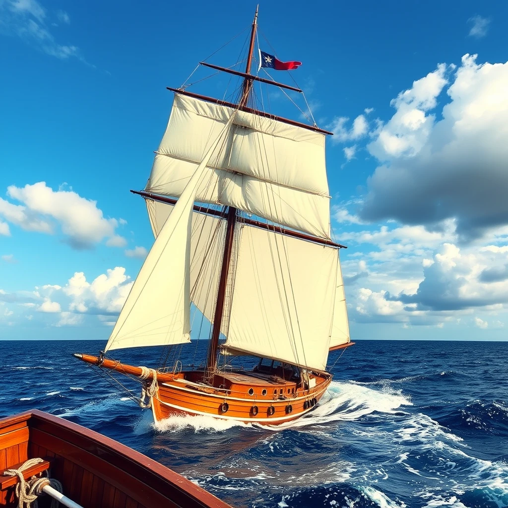 have a favorable wind throughout the voyage - Image