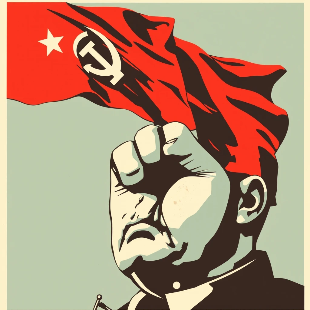 a poster of communism - Image