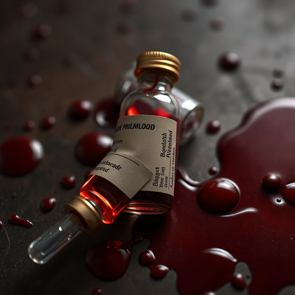 A premium game blood vial - Image