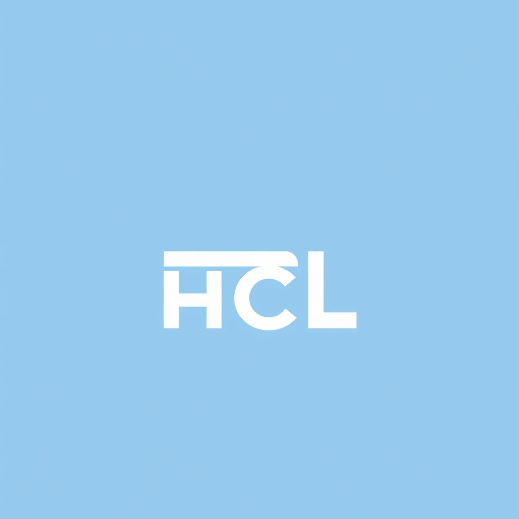 simple logo with the letters HCL