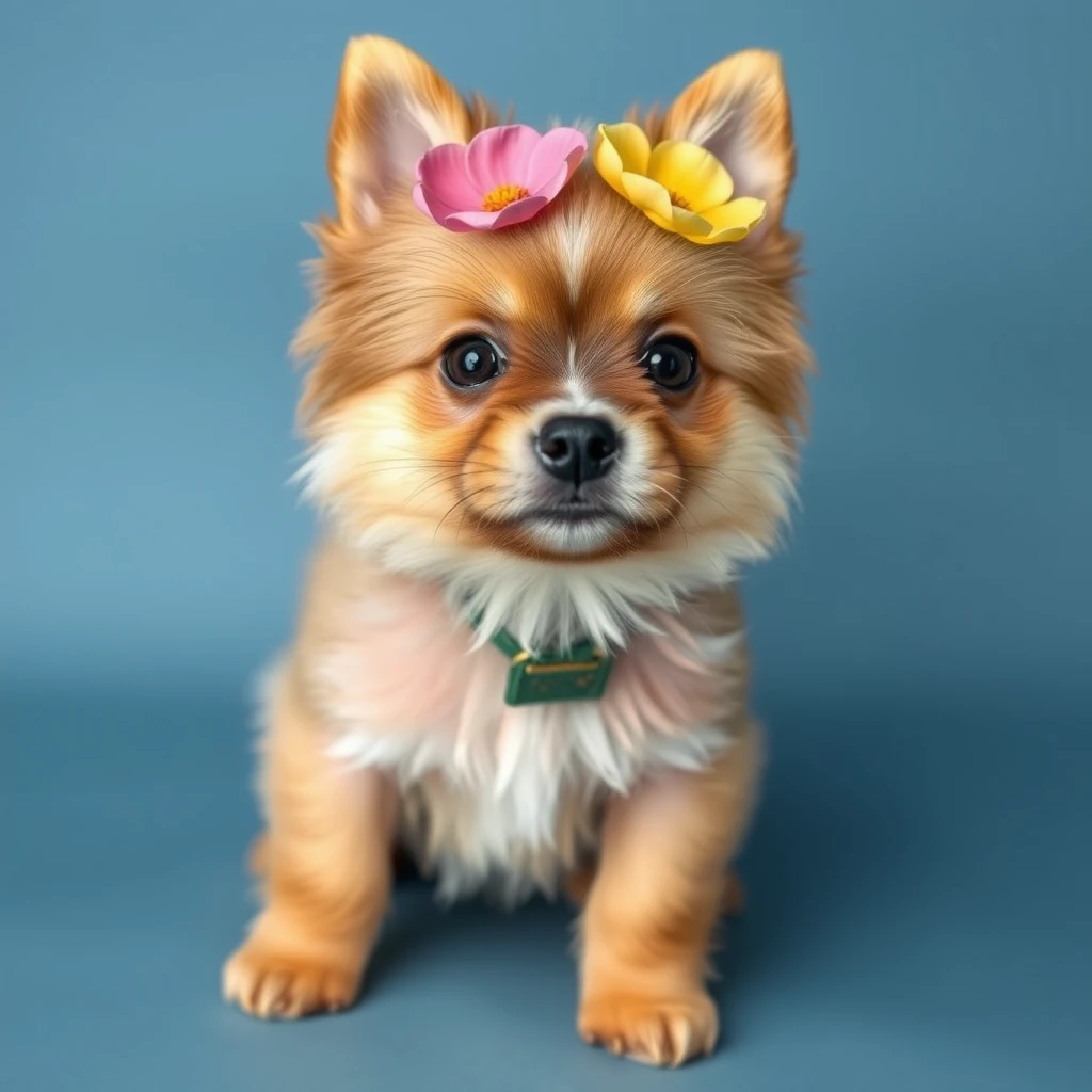 small flower dog - Image