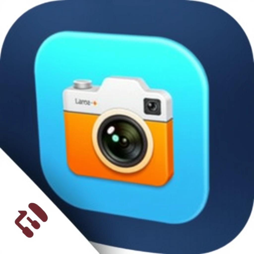 an app icon with camera