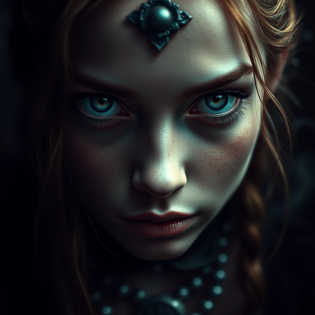 Twice Upon A Time, dark fantasy, twisted fairytale, dungeonpunk, perfect face, expressive eyes, cinematic lighting, cinematic postprocessing. - Image