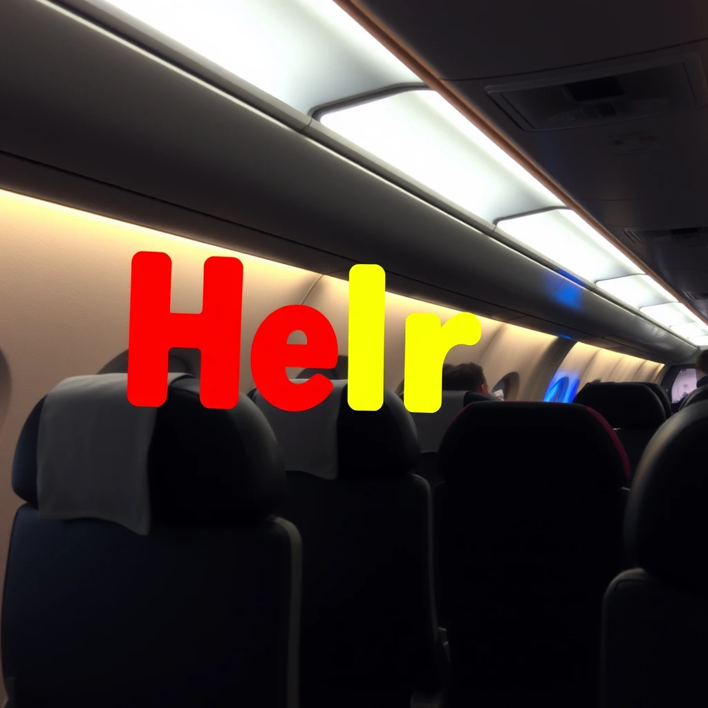 Hello text on air. - Image