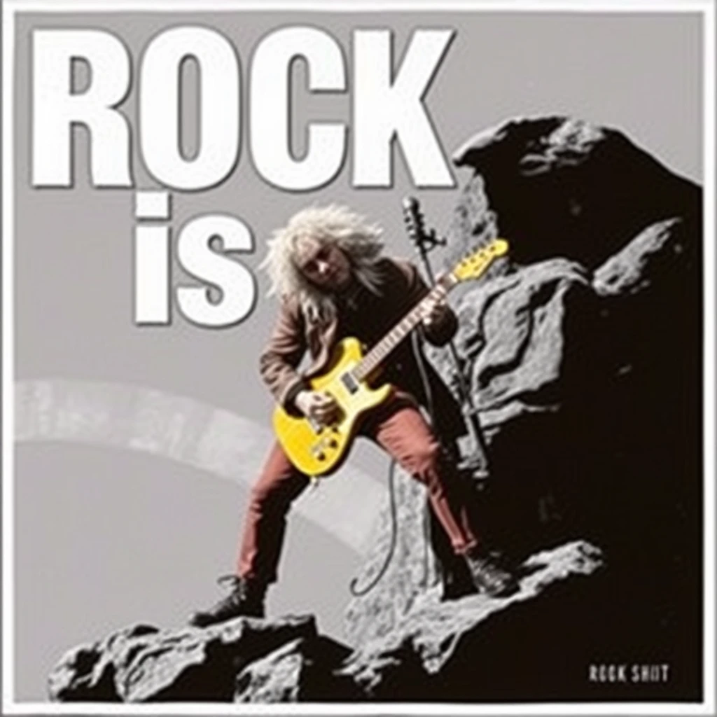 Album cover 'Rock is shit'