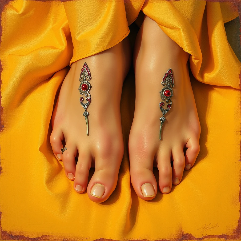 "Beautiful woman's feet" - Image