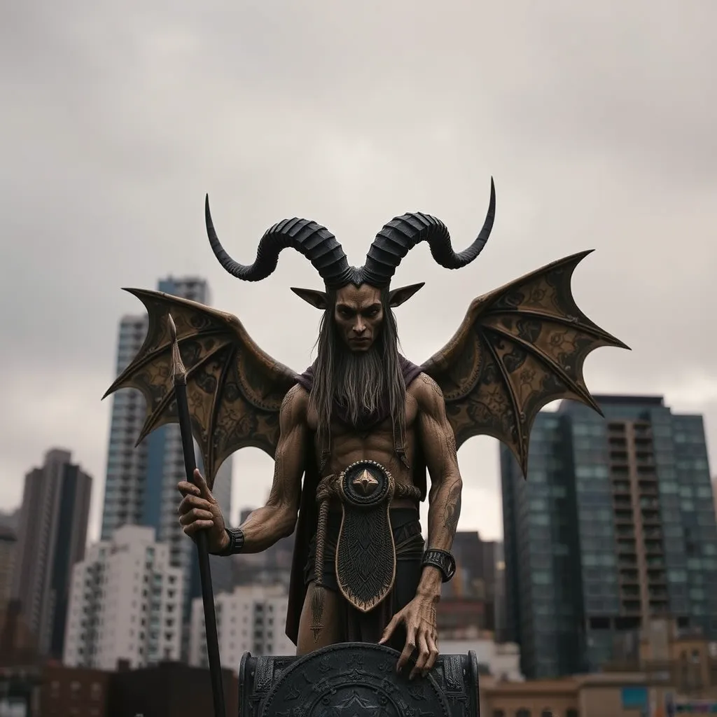 urban baphomet, hd photography