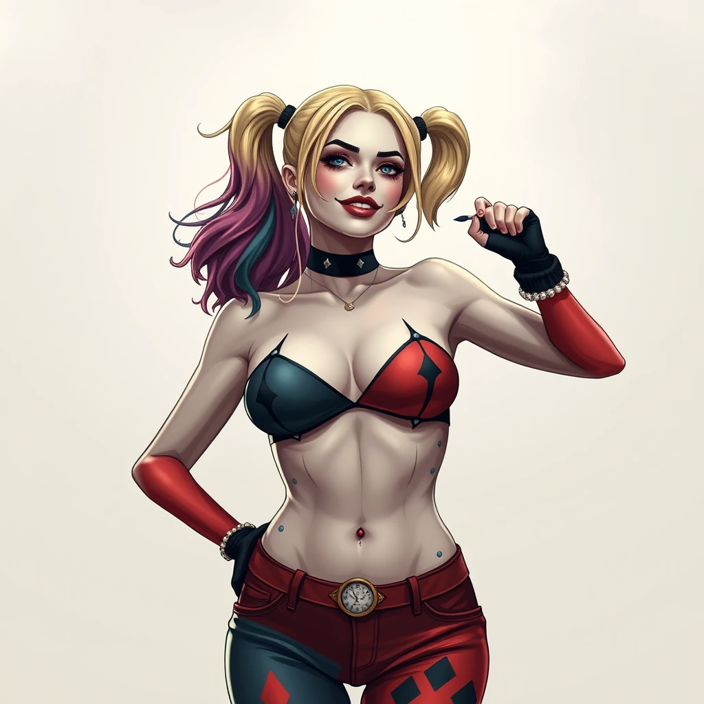 Harley Quinn topless