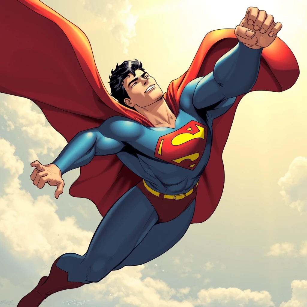 superman swooping in to save the day - Image